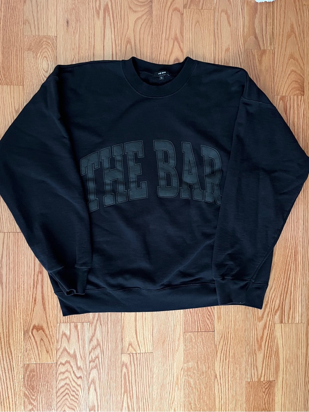 The Bar Authentic Varsity Sweatshirt Black